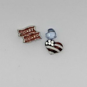 Origami Owl Coast Guard Charm Set